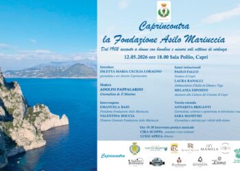 Capri incontra alla Sala Pollio il 12 maggio alle ore 18