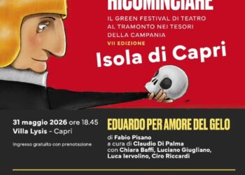 EDUARDO PER AMORE DEL GELO, 31 maggio, ore 18.45,  Villa Lysis