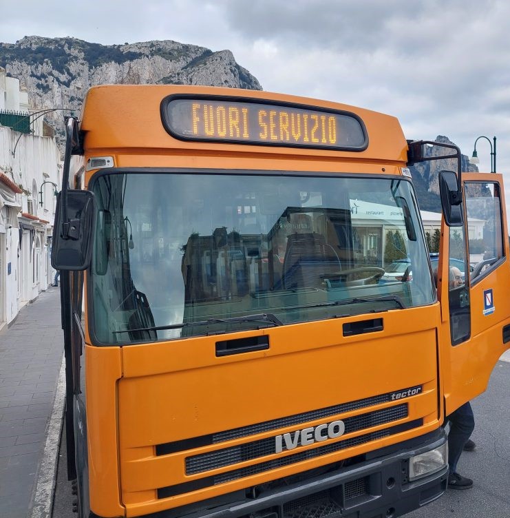 Capri oggi possibili disagi per le corse bus