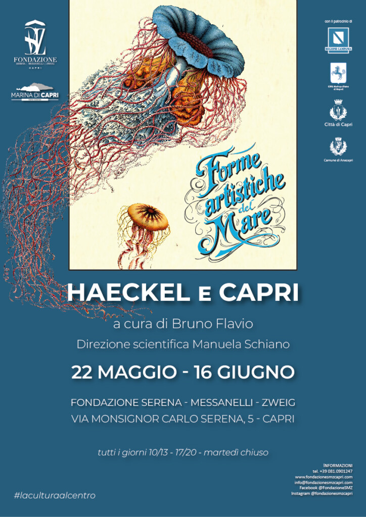 Haeckel e Capri – Forme artistiche del mare – Opening 22 maggio ore 18.30 – Fondazione SMZ