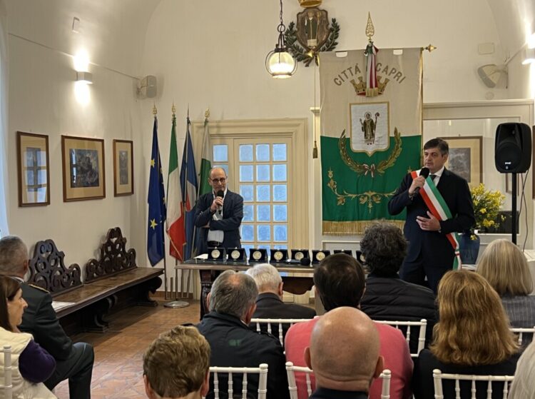 Premio Campanile d’Oro 2026, la consegna al comune di Capri (Photogallery)