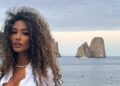 Samira Lui, balli sensuali sotto i Faraglioni di Capri