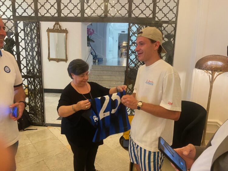 L’Inter Club del Centenario Isola di Capri incontra Nicolò Barella