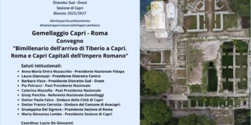 La Fidapa Sezione di Capri: Bimillenario dall’arrivo di Tiberio a Capri, sabato 6 giugno ore 16.00 nella Chiesa della Certosa