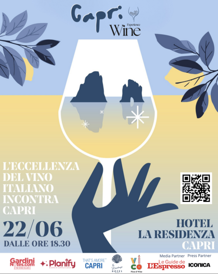 Capri Wine Experience 2026: L’eccellenza del vino italiano incontra Capri