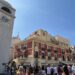 Capri: due Tricolori sventolano in Piazzetta (Photogallery)