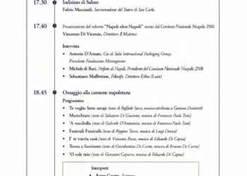 “Napoli oltre Napoli”, il Prefetto di Napoli invita i Sindaci alla presentazione del volume del Comitato Nazionale Neapolis 2500