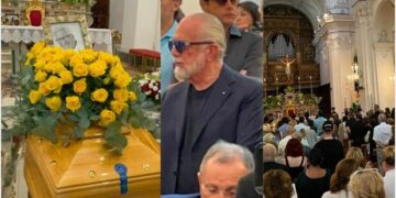 Peppino di Capri, commozione ai funerali: il feretro esce accolto da applausi sulle note de «Il sognatore» (Photogallery)