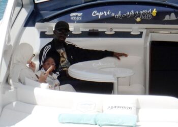 Dembelé ad Anacapri, vacanza con la famiglia