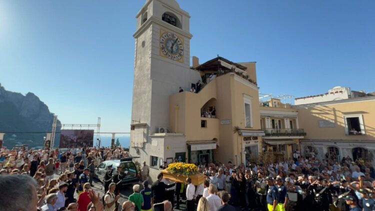 Funerale Peppino di Capri , foto Giuseppe Rosato