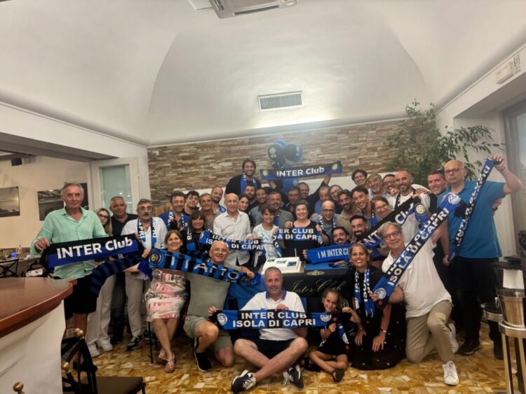 Inter Club Centenario Isola di Capri: festa double, diciotto anni e quarto club al mondo (fotogallery)