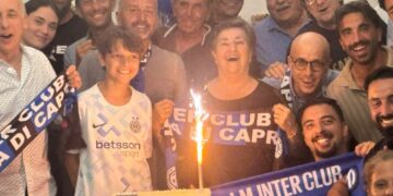 Inter Club Centenario Isola di Capri: festa double, diciotto anni e quarto club al mondo (fotogallery)