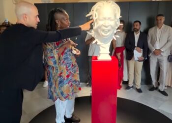 Whoopi Goldberg a Capri allo Jago Museum