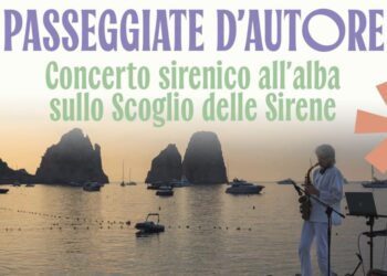 PASSEGGIATE D’AUTORE, Concerto sirenico all’alba sullo Scoglio delle Sirene