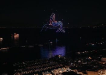 La notte di San Lorenzo a Capri con i droni in cielo