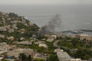 Incendio Centrale Sippic. Capri 2016 Capripress