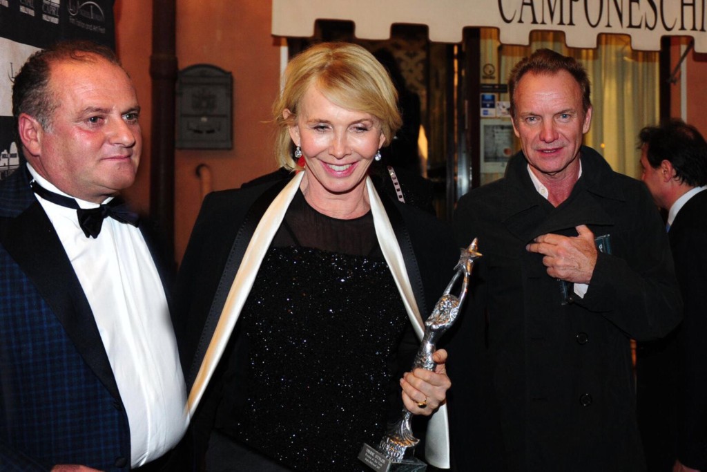 Sting nel segno di Capri Hollywood, festa per la moglie Trudie Styler