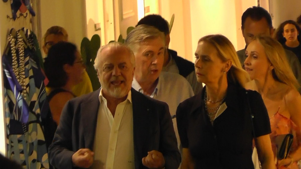 Ancelotti e De Laurentiis a Capri, per il tecnico relax e calcio in tv in attesa del presidente