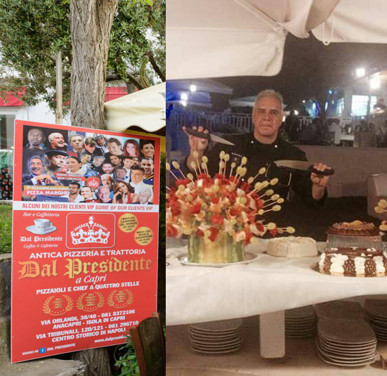 Dal Presidente, la pizzeria trendy di Anacapri, approda Mario Bellobuono, l’executive Chef dei vip