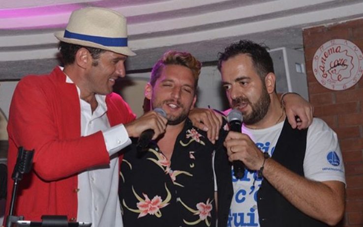 L’ estate azzurra Hamsik al mare Mertens in disco