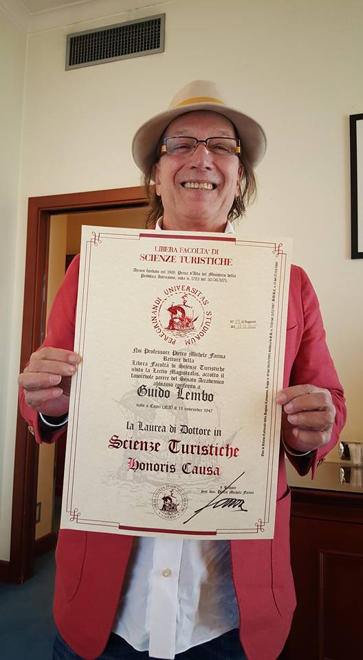 Laurea honoris causa in scienze turistiche a Guido Lembo
