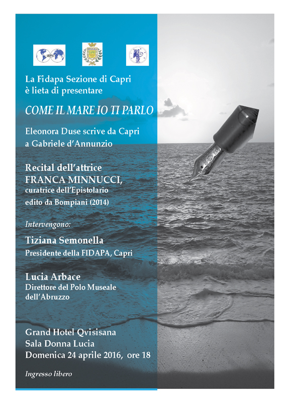 Come il mare io ti parlo: domenica 24 aprile iniziativa della Fidapa Capri