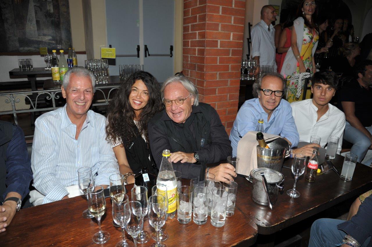 Della Valle, Afef e Bertinotti a Capri tra mare e musica. Bonucci e Vianello da Guido Lembo