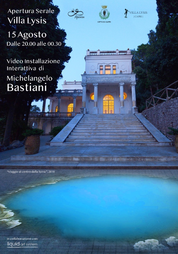“Viaggio al centro della terra”: apertura serale di Villa Lysis a Ferragosto